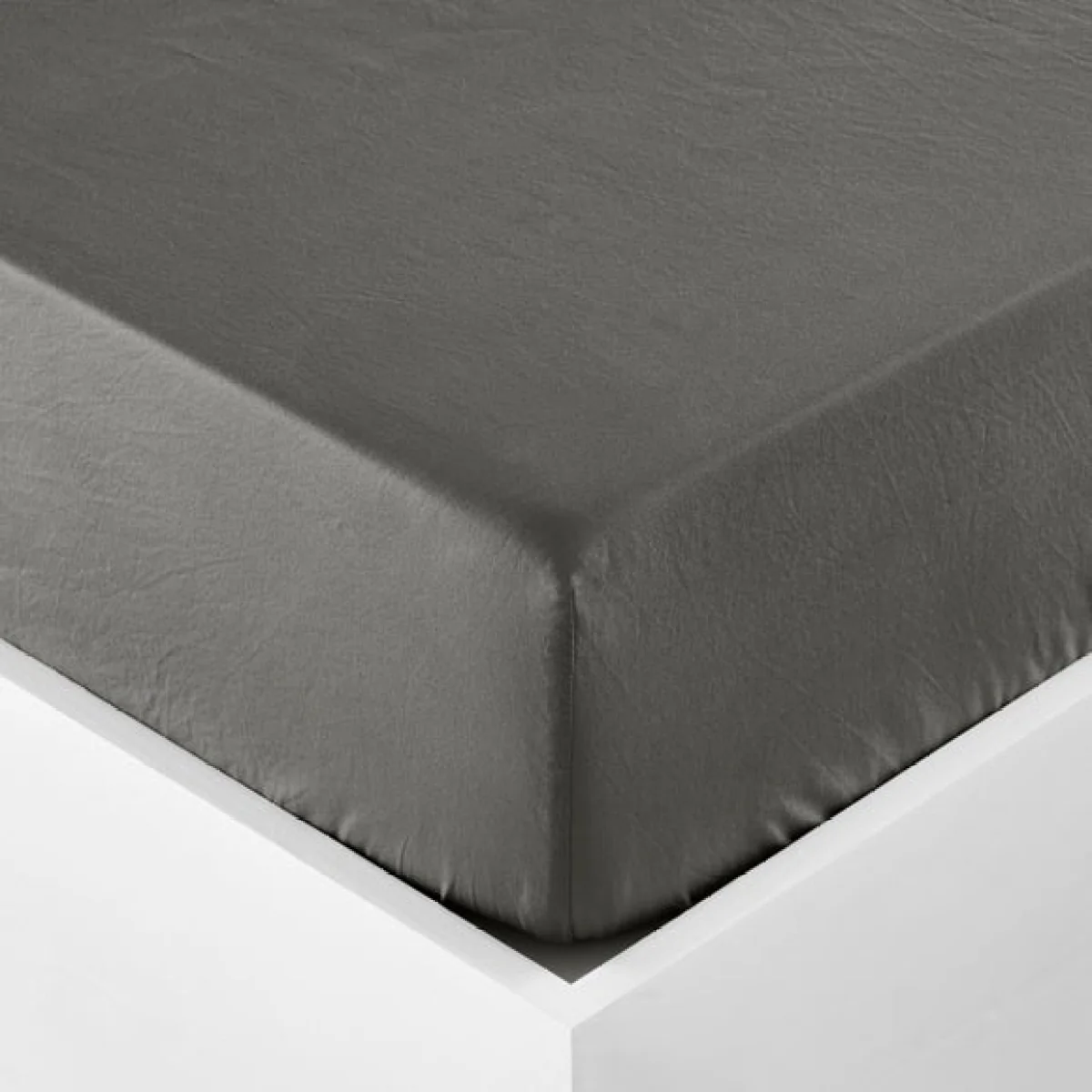 Soft Washed Cotton Fitted Sheet – image 2