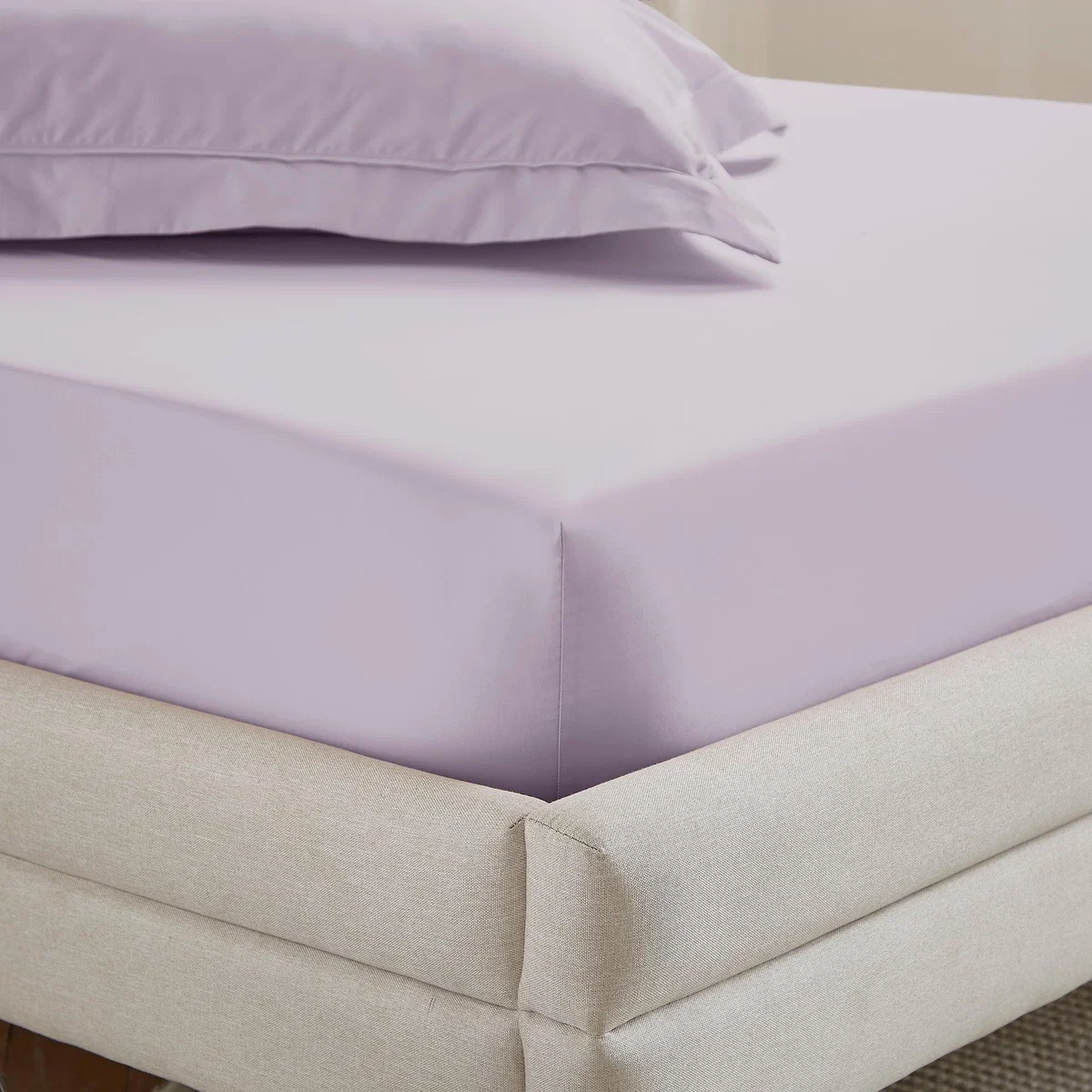 Dorma Crisp & Fresh 400 Thread Count Egyptian Cotton Percale Fitted Sheet – image 1