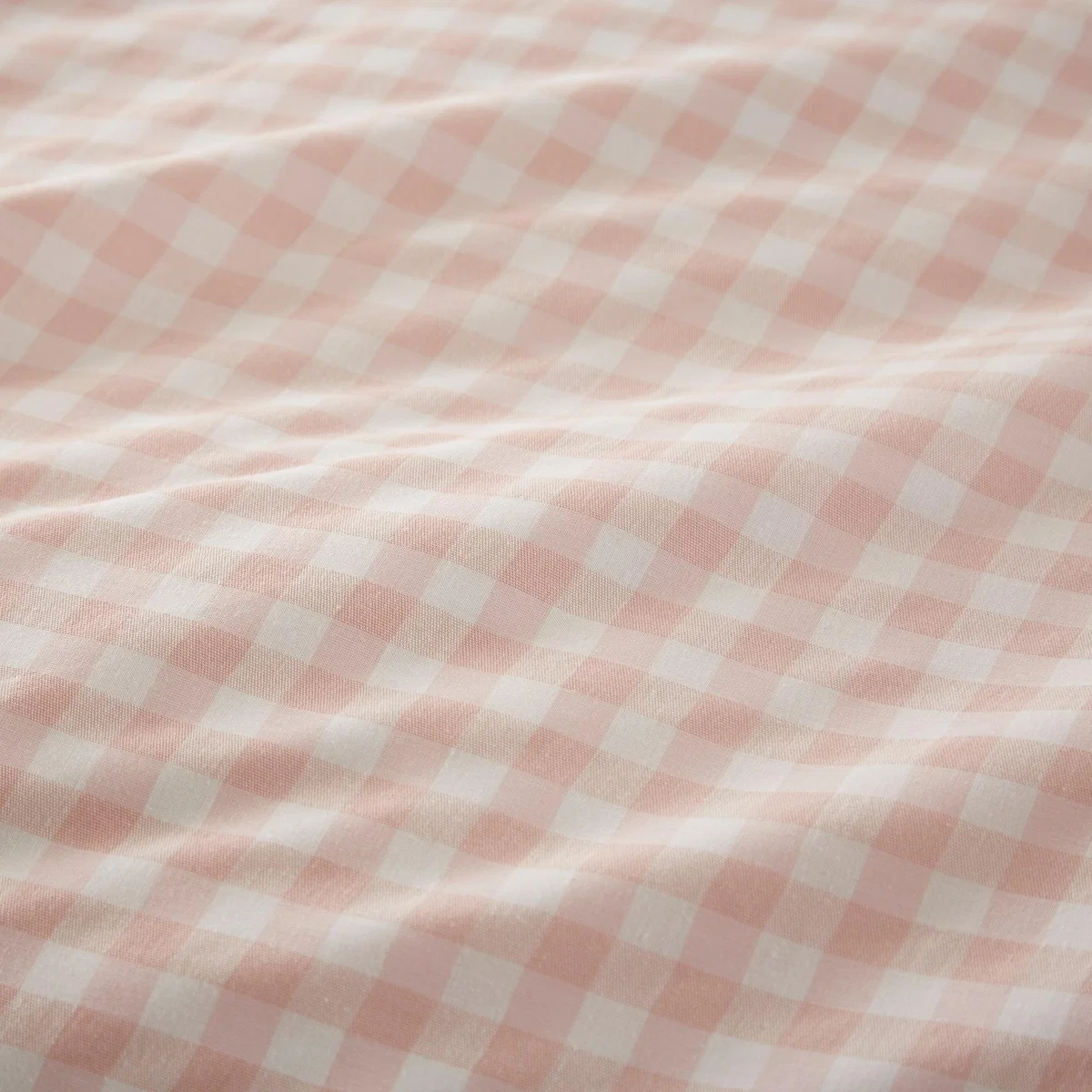Portloe Gingham Woven Cotton Fitted Sheet – image 2