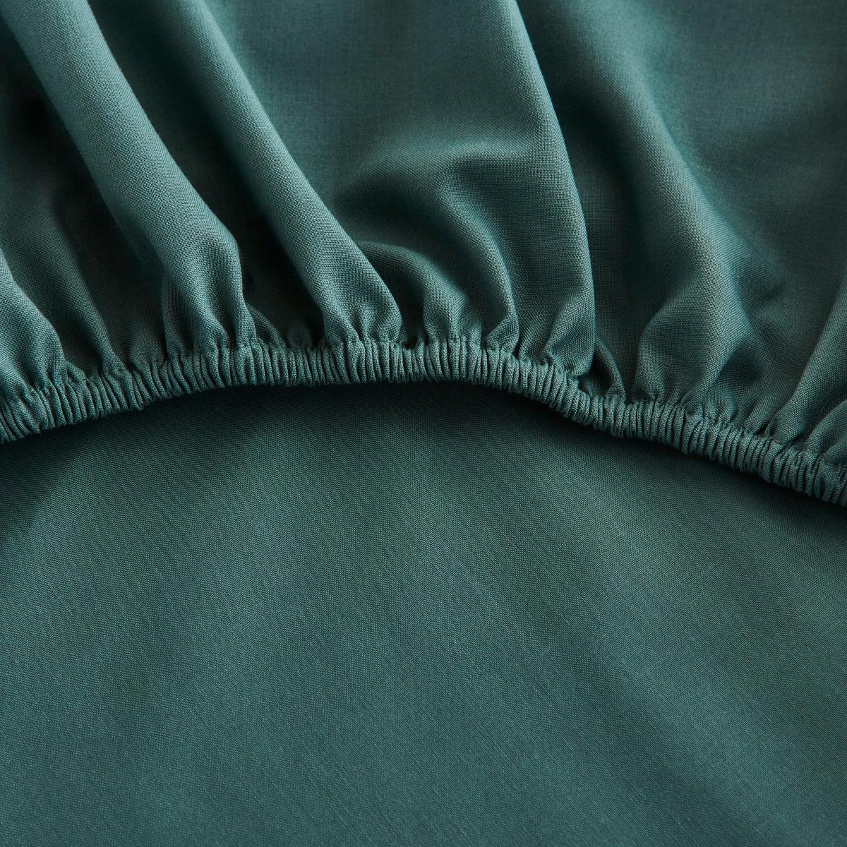 Soft Easycare Polycotton Fitted Sheet Forest (Green) – image 3