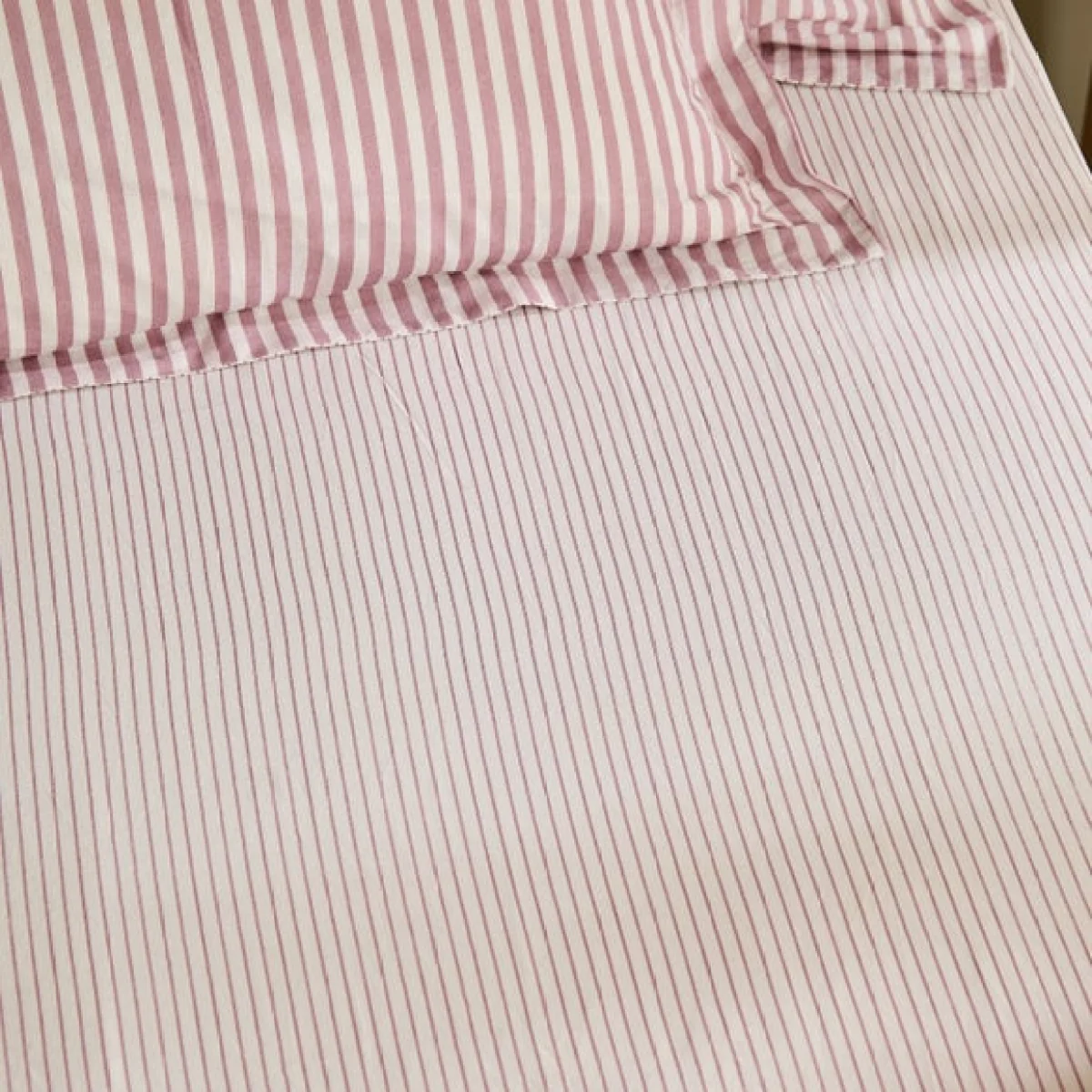 Hebden Narrow Stripe 100% Cotton Fitted Sheet – image 2