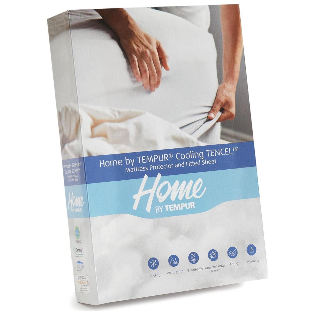 Tempur Cooling Mattress Protector & Fitted Sheet - Double – image 3