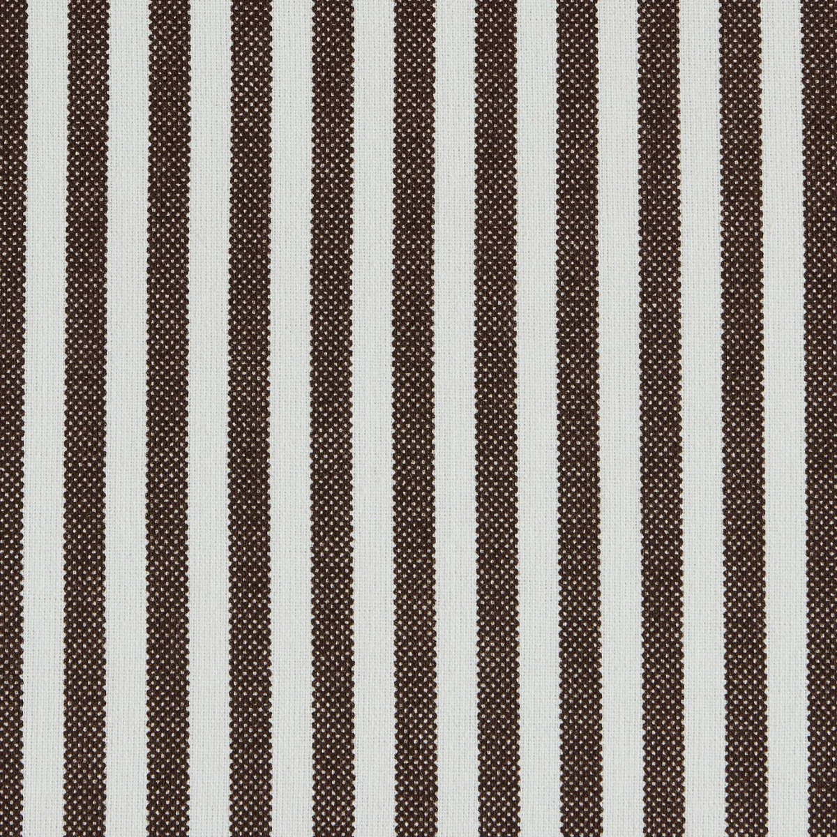 Habitat Oxford Stripe Cocoa Fitted Sheet - Double – image 2