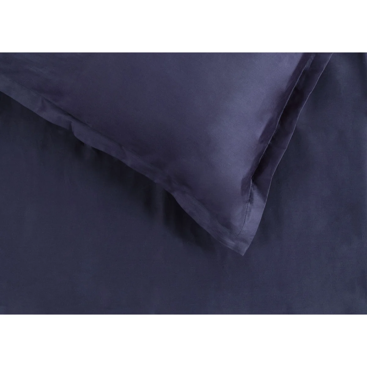 Heal's 400 Thread Count Egyptian Sateen Flat Sheet Navy – image 2