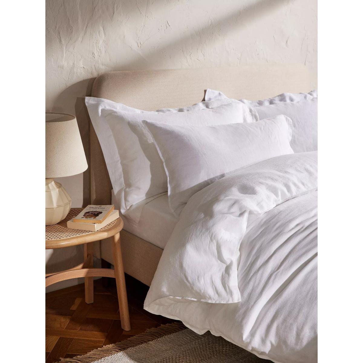 John Lewis Comfy & Relaxed Washed Linen Deep Fitted Sheets – image 2