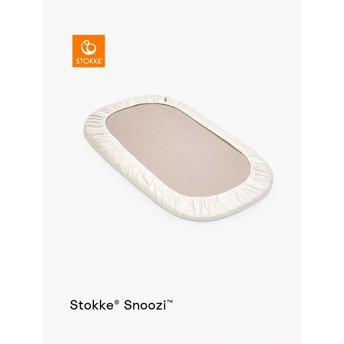 Stokke Snoozi Organic Cottton Fitted Sheets, Pack of 2, Vanilla/Dandelion – image 5