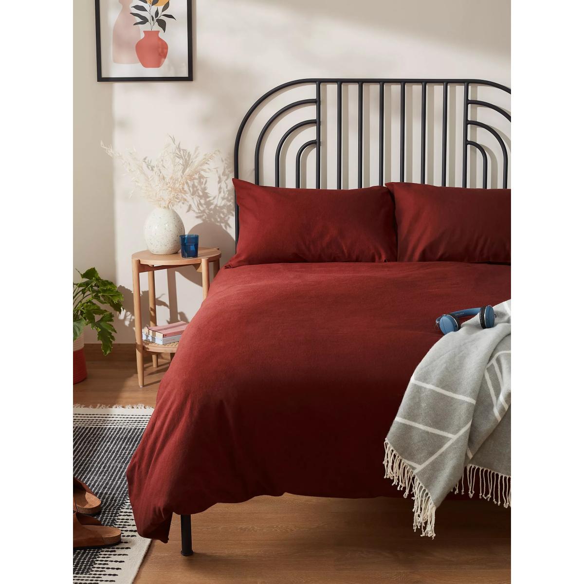 John Lewis Warm & Cosy Brushed Cotton Fitted Sheet – image 3