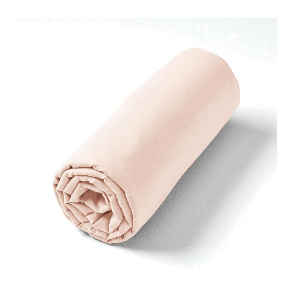 100% Washed Cotton Voile 400 Thread Count Fitted Sheet – image 1