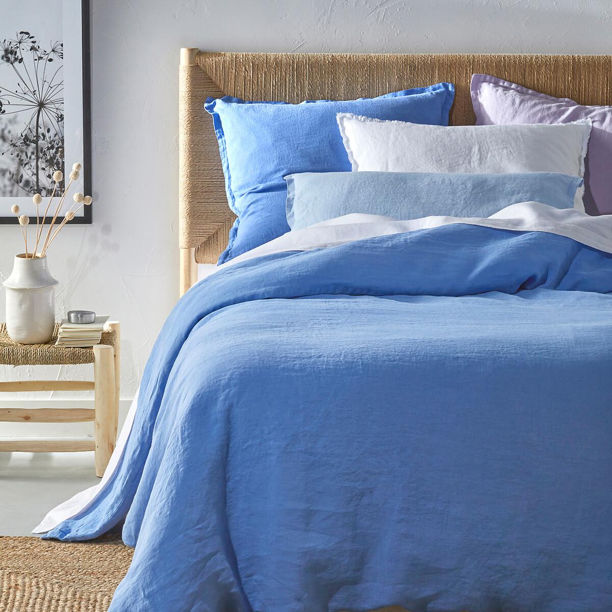 Linot Plain 100% Washed Linen Flat Sheet – image 7