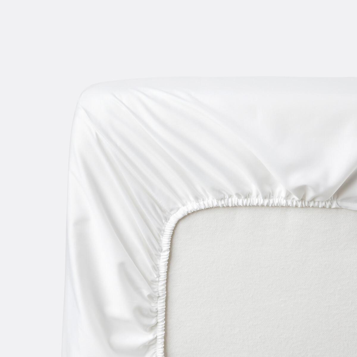 Opale Cotton Sateen Fitted Sheet with 30cm Flap – image 3