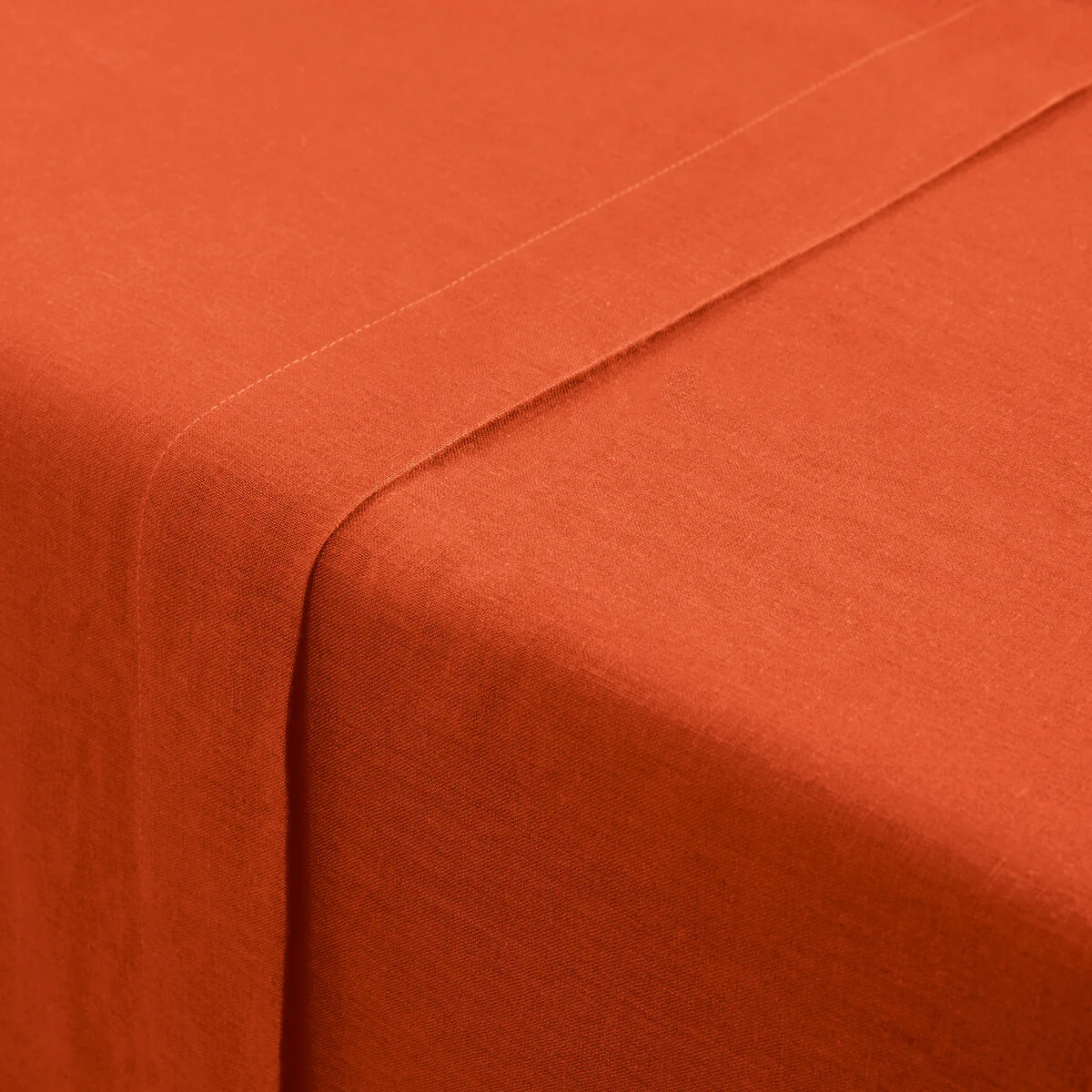 Linot Plain 100% Washed Linen Flat Sheet – image 3