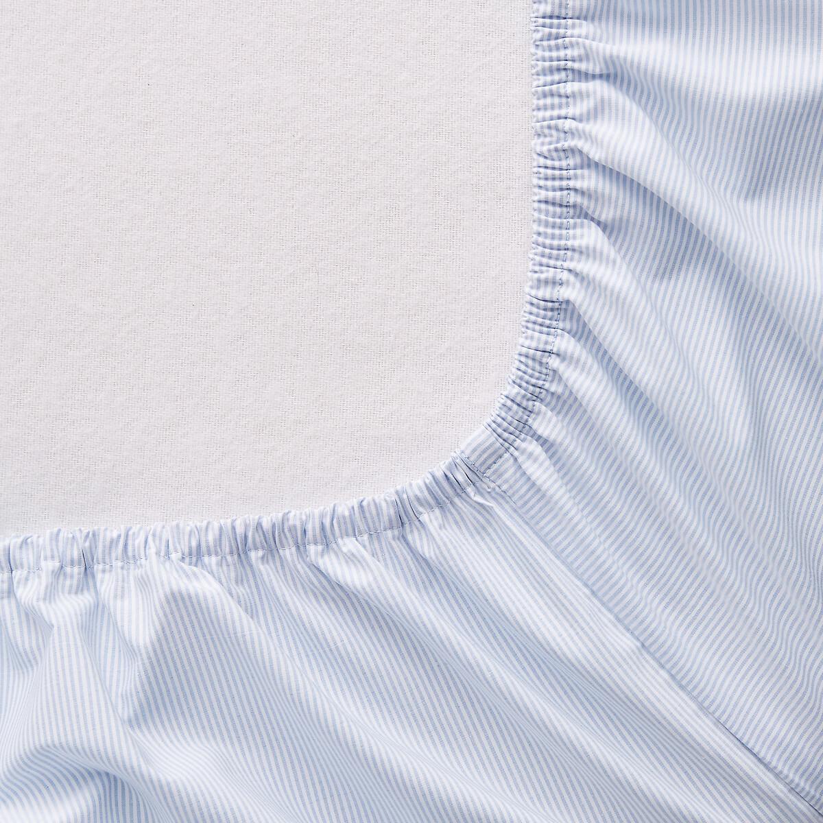Sabbal Washed Percale Fitted Sheet with 30cm Flap – image 3