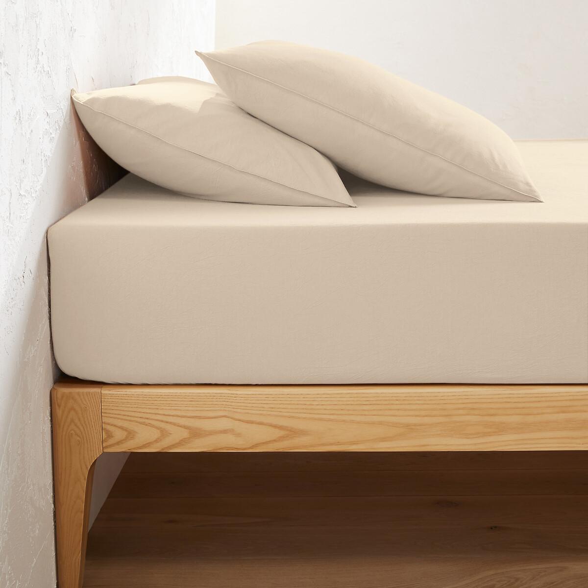 Erwin 30cm High 50% Recycled Cotton Fitted Sheet – image 1