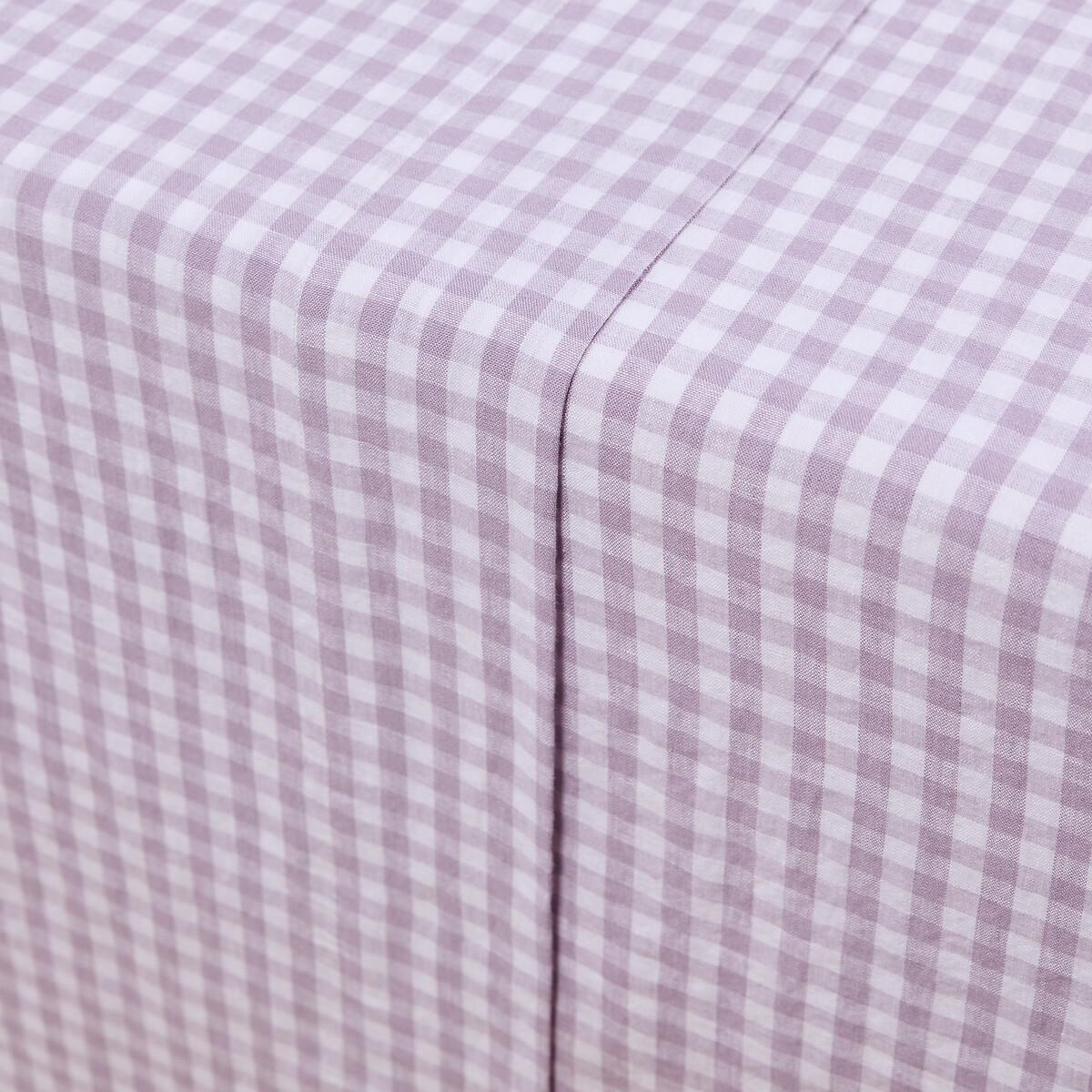 Acélie Lilas 100% Washed Linen Flat Sheet – image 2