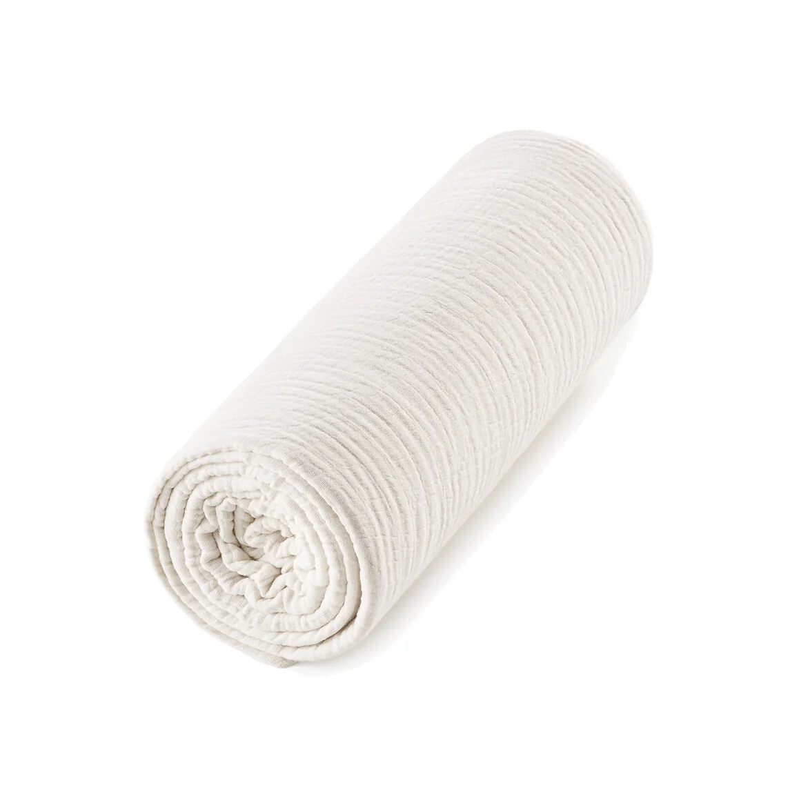 Yafa Organic Cotton Muslin Fitted Sheet – image 1