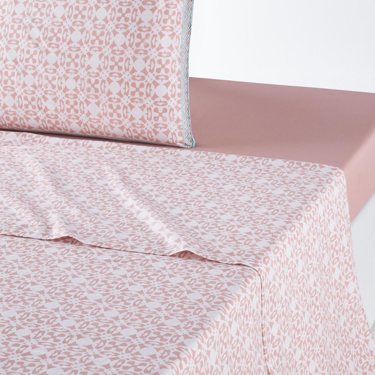 Yucatan Geometric 100% Cotton Flat Sheet