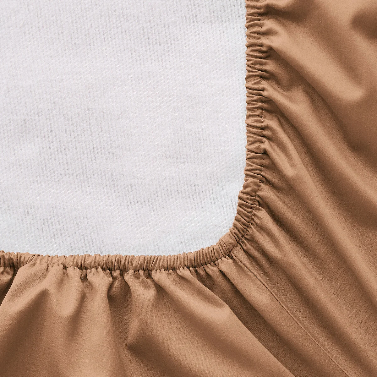 Saria Washed Cotton Sateen Fitted Sheet with 30cm Flap – image 4