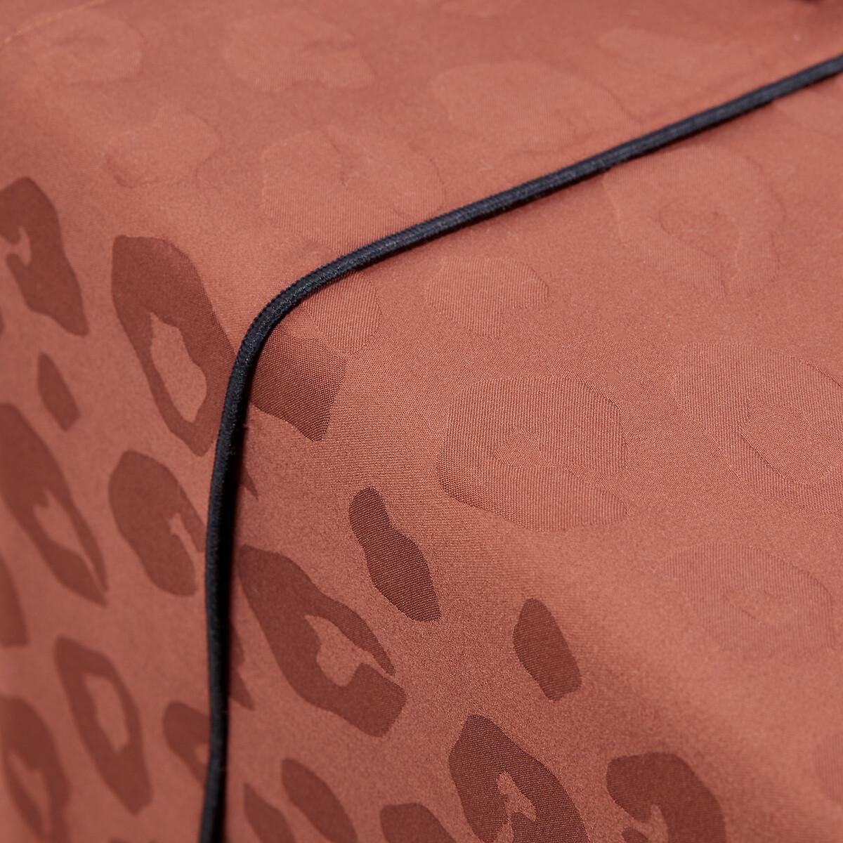 Thelma Leopard Print 100% Cotton Satin 300 Thread Count Flat Sheet – image 2