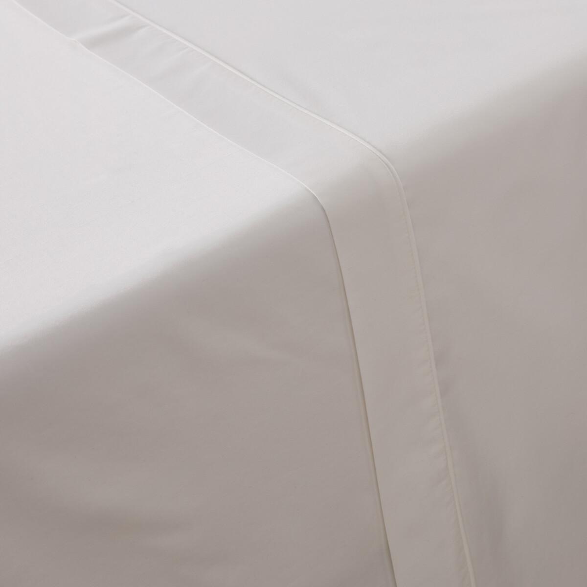 Opale Plain Cotton Sateen Flat Sheet – image 3