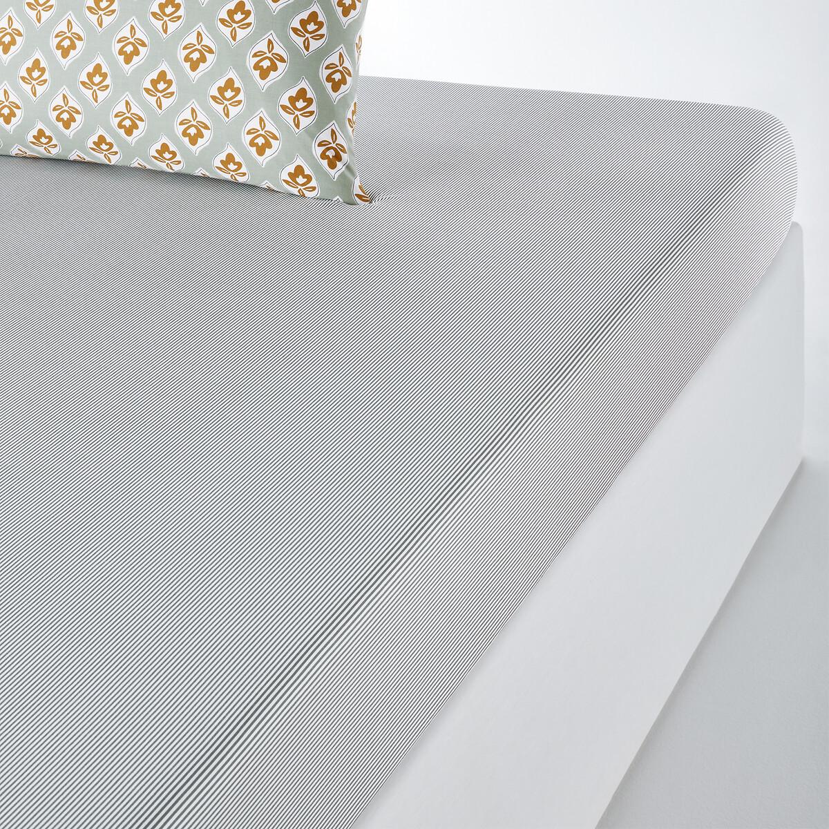 Cilou Cotton Percale 200 Thread Count Fitted Sheet – image 1