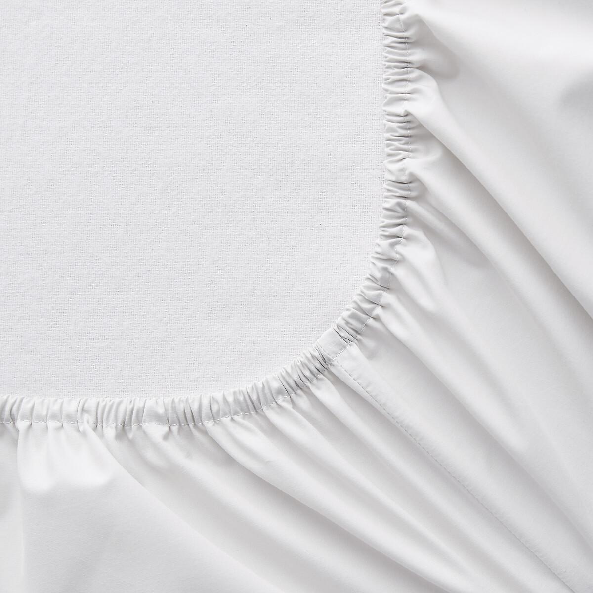 Veneto Cotton Percale Fitted Sheet, 30cm Flap – image 3