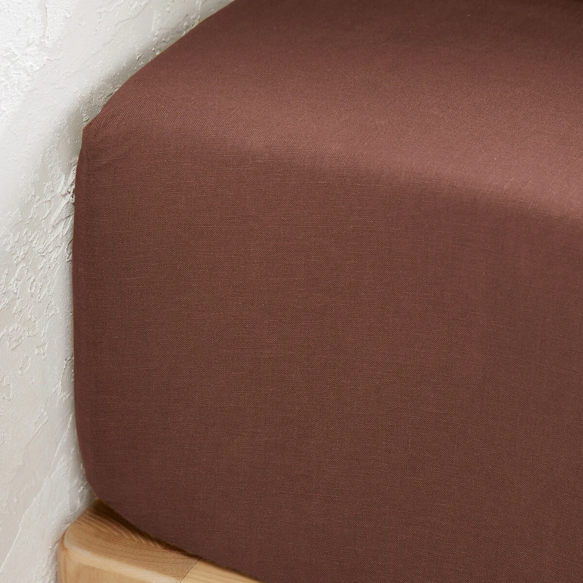 Linot 35cm High Washed Linen Fitted Sheet – image 4