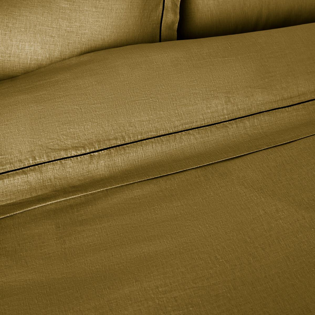 Metis Bourdon Cotton and Washed Linen Fitted Sheet – image 3
