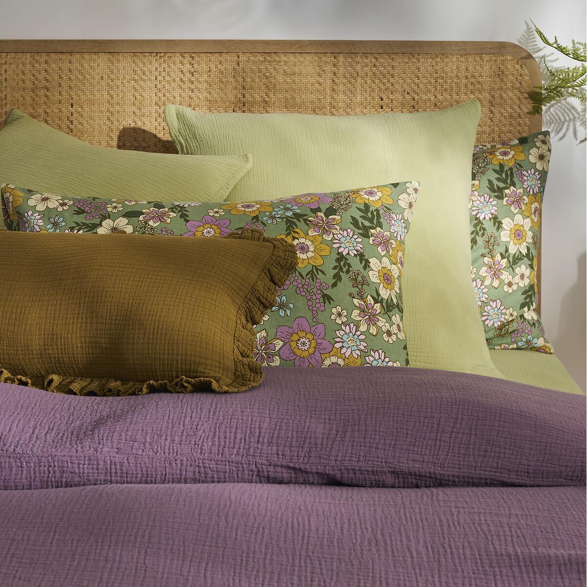 Kumla 30cm Plain Cotton Muslin Fitted Sheet – image 4