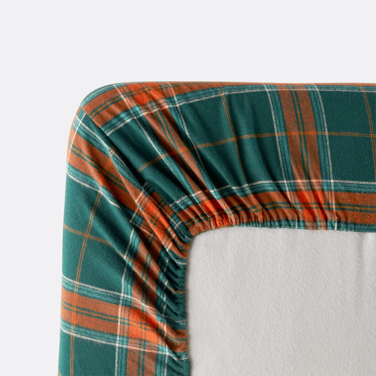 Jorasses Checked Flannel 30cm Deep Fitted Sheet – image 4