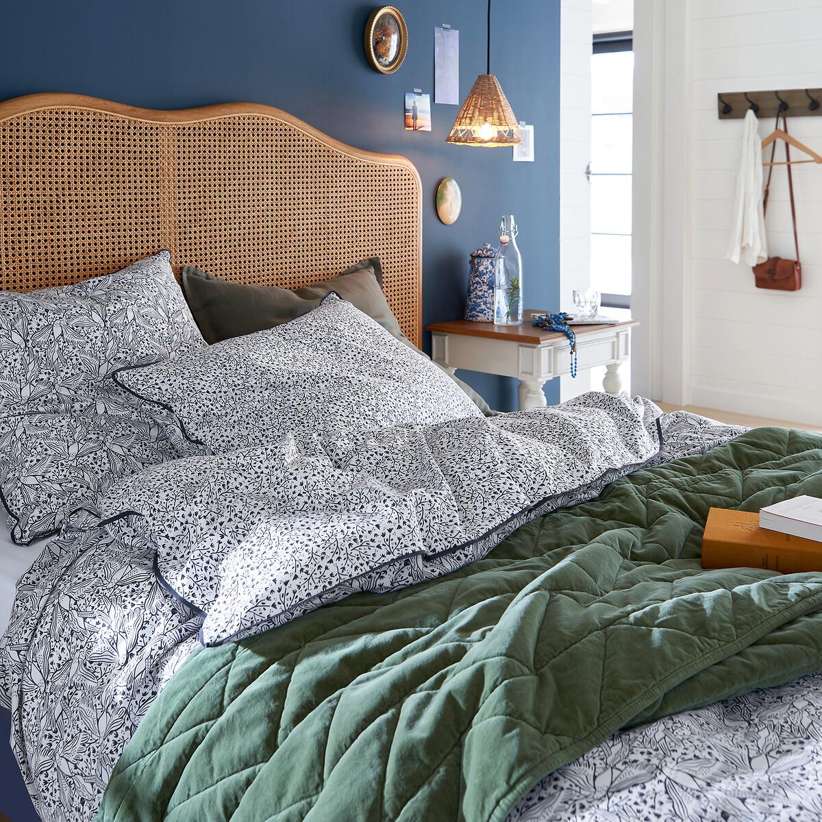 Leafbird Floral 100% Washed Cotton Flat Sheet – image 2