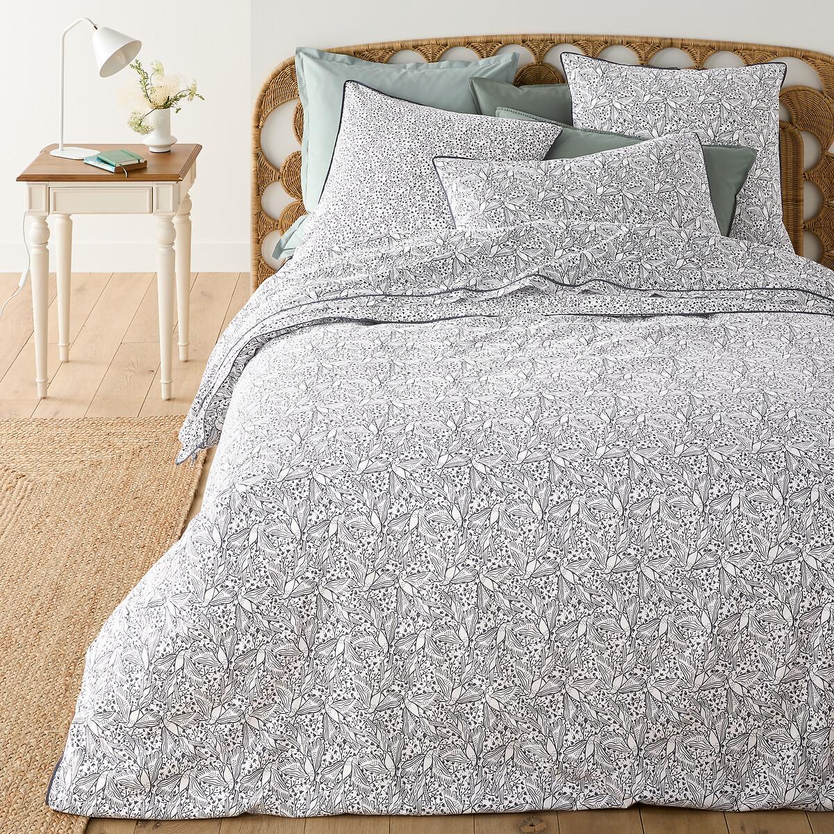 Leafbird Floral 100% Washed Cotton Flat Sheet – image 3