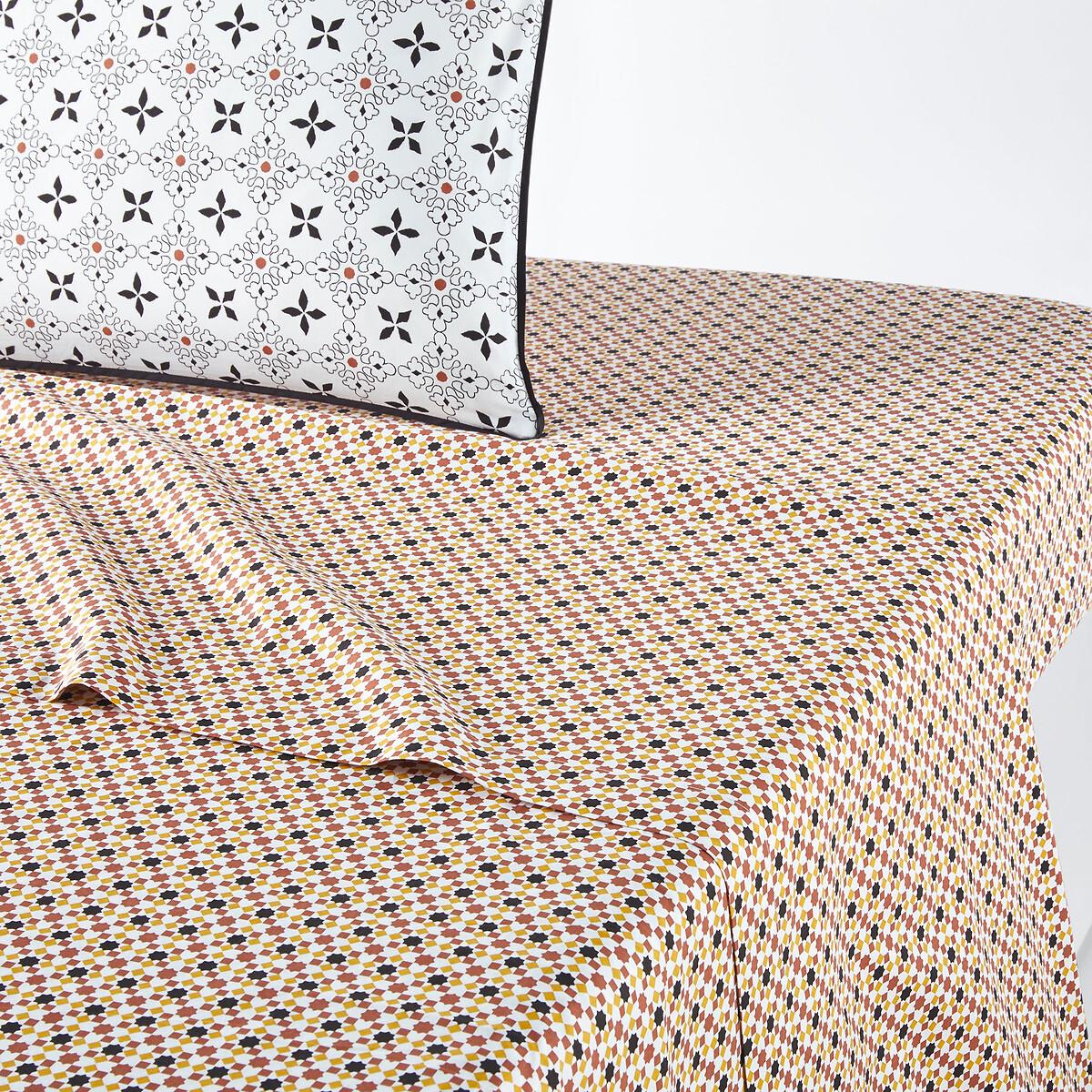 Teyben Tiled 100% Cotton Flat Sheet – image 1