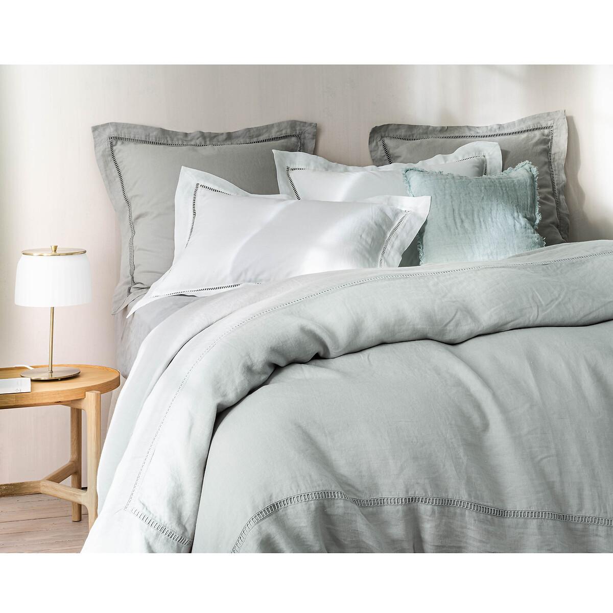 Elina 100% Washed Linen Fitted Sheet – image 11