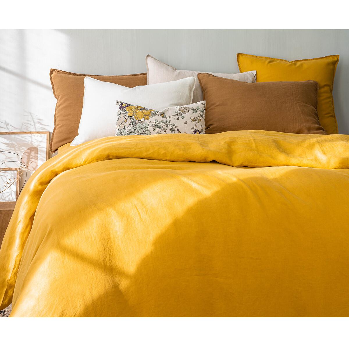 Elina 100% Washed Linen Fitted Sheet – image 8