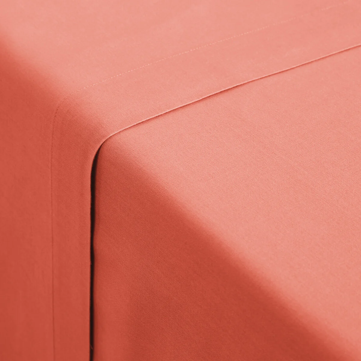 Scenario Plain Washed Cotton Flat Sheet – image 2