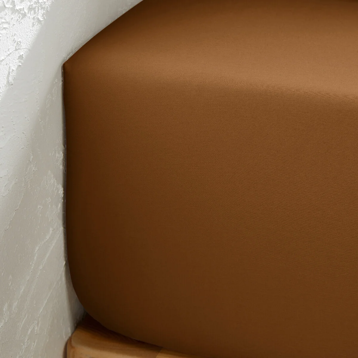 Victor Plain Washed Cotton Satin 300 Thread Count Fitted Sheet – image 2