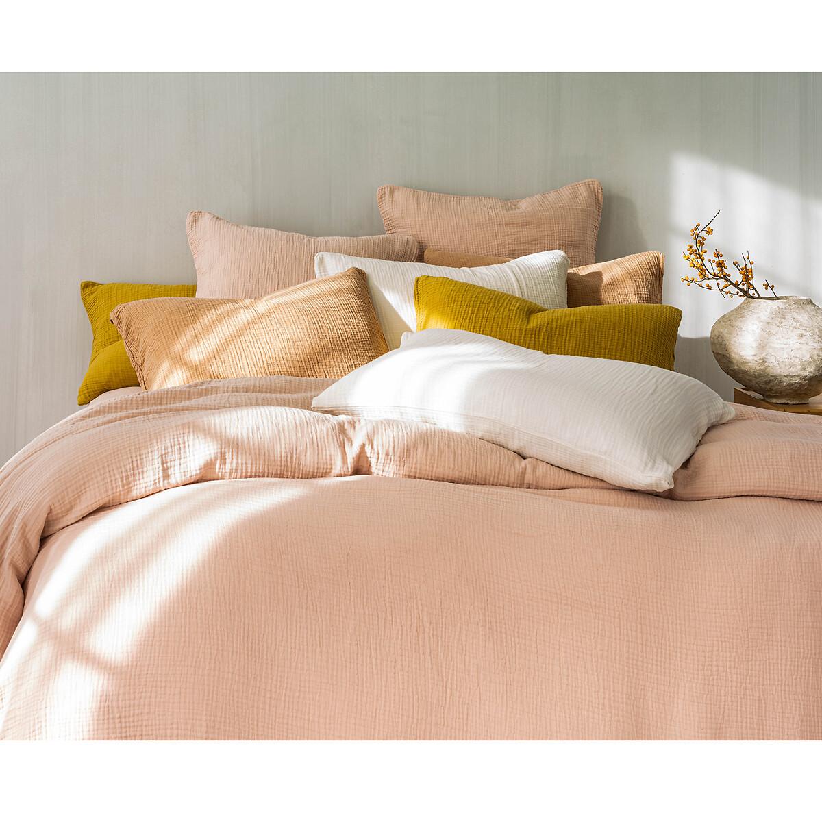 Yafa 100% Organic Cotton Muslin 200 Thread Count Fitted Sheet – image 5