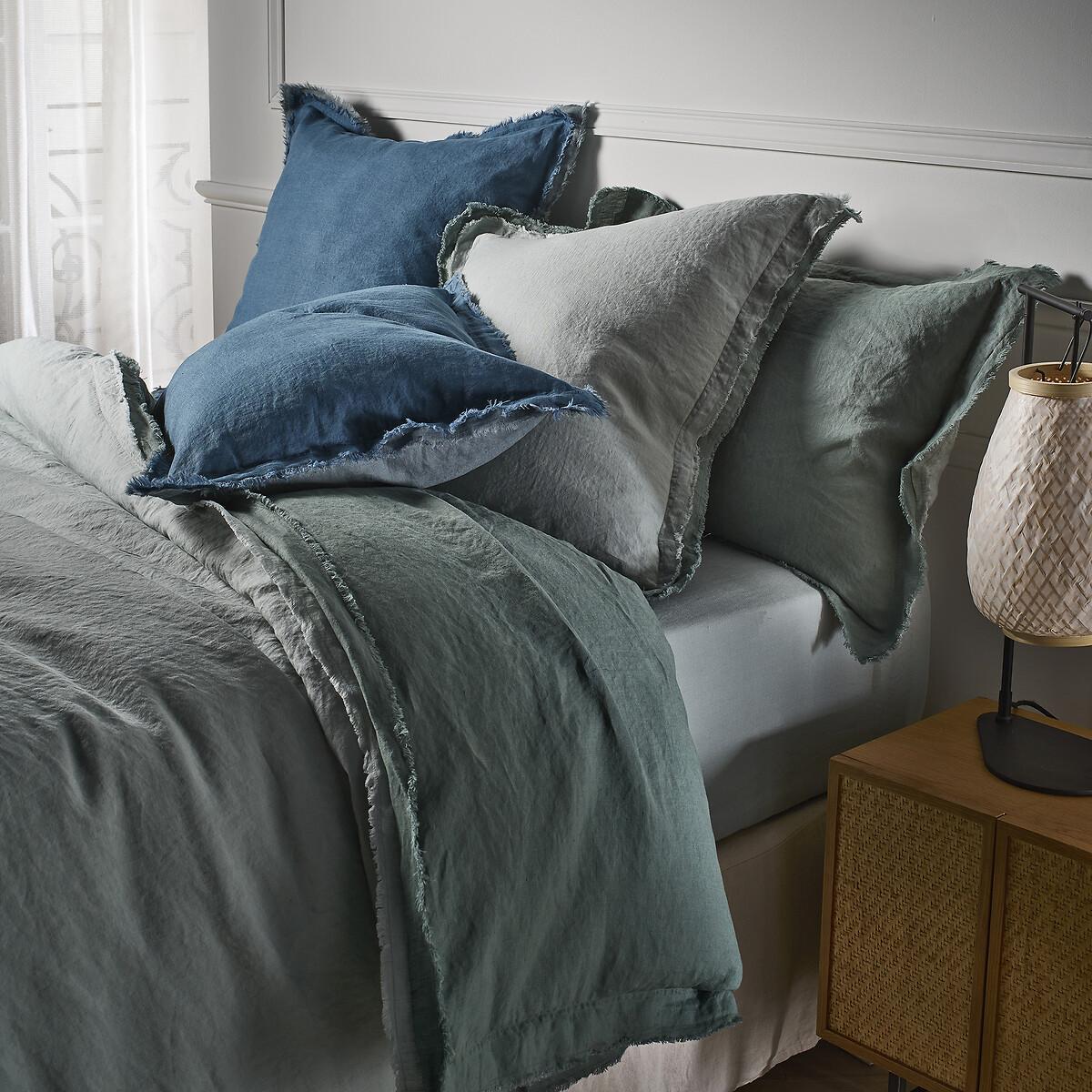 Elina Washed Linen Fitted Sheet for Deep Mattresses (32cm) – image 2