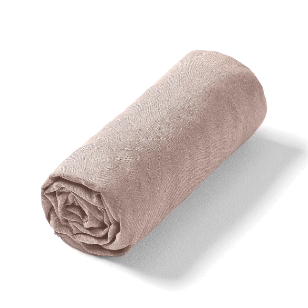 Elina Washed Linen Fitted Sheet for Deep Mattresses (32cm) – image 1