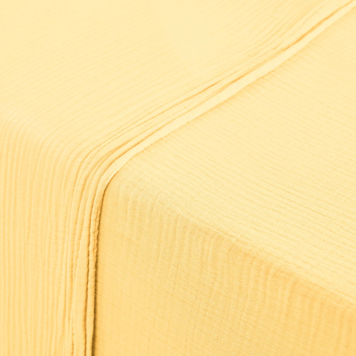 Kumla Plain Cotton Muslin Flat Sheet – image 3