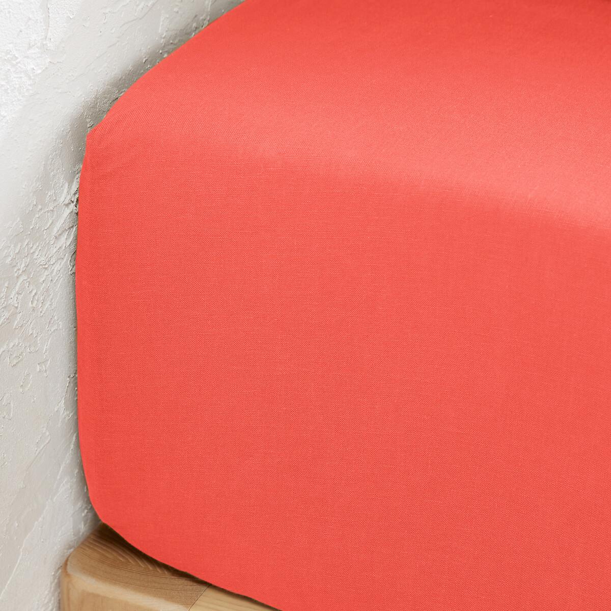 Linot 100% Washed Linen Fitted Sheet for Deep Mattresses (30cm) – image 2