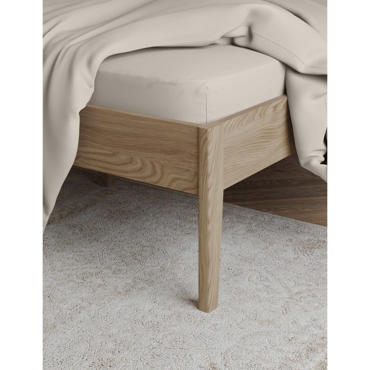 M&S Egyptian Cotton 230 Thread Count Fitted Sheet Teal – image 3