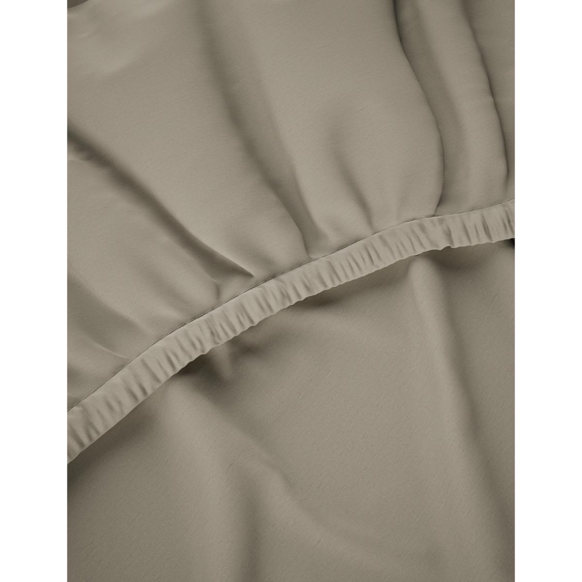 M&S X Kelly Hoppen 500TC Cotton Sateen Extra Deep Fitted Sheet Taupe – image 2