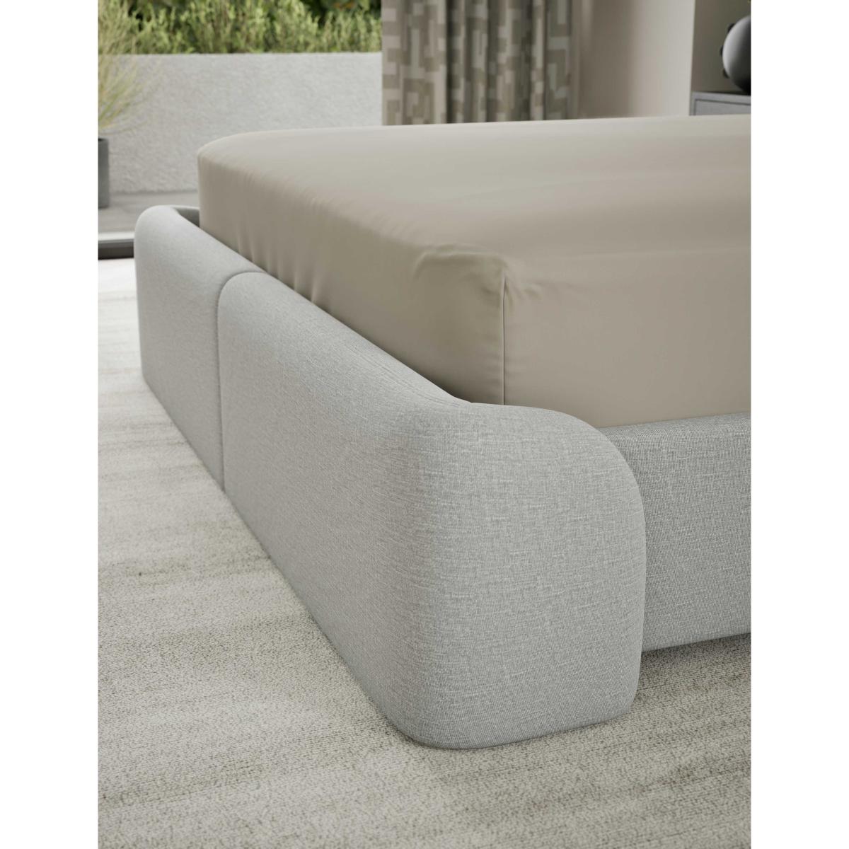 M&S X Kelly Hoppen 500TC Cotton Sateen Extra Deep Fitted Sheet Taupe – image 3