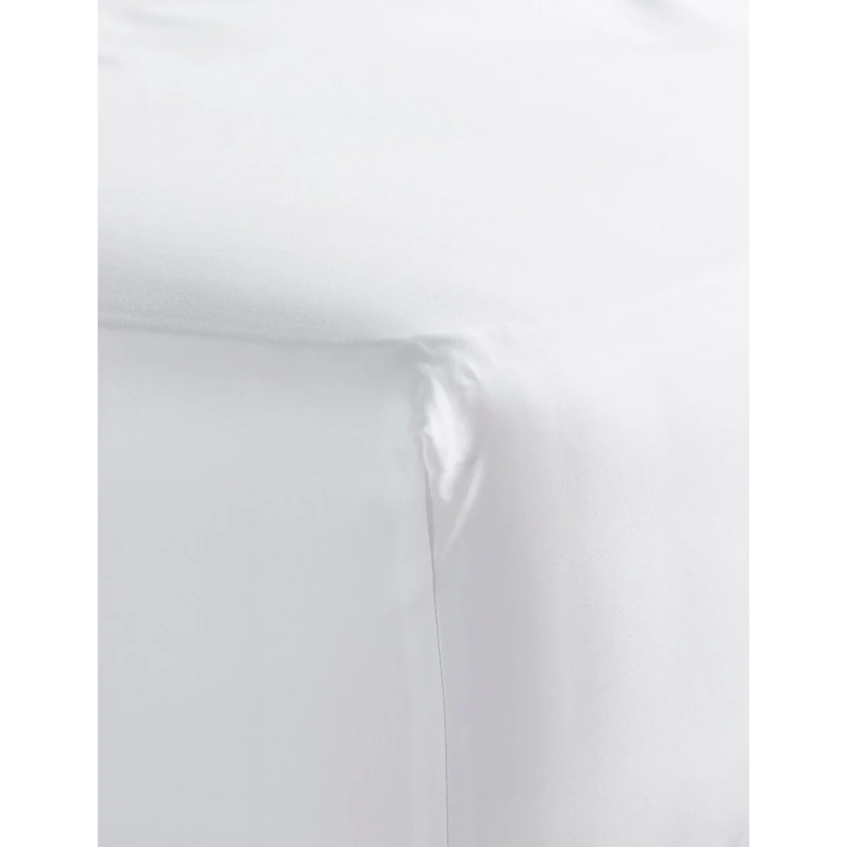 Bedfolk Pure Cotton 300 Thread Count Flat Sheet Light Brown – image 4