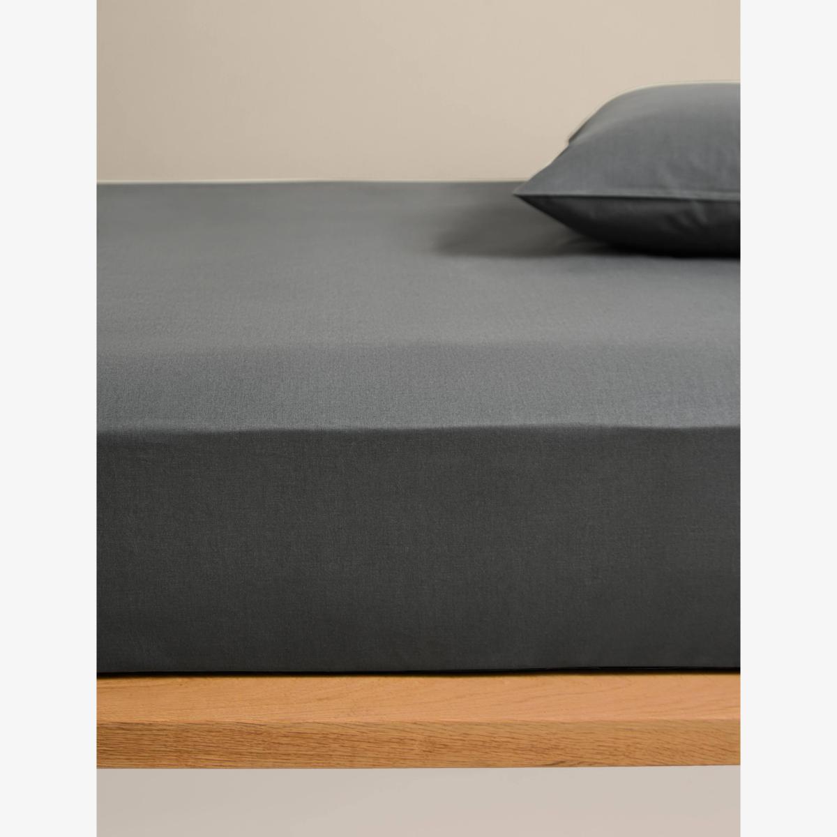 M&S Body Sensor™ Deep Fitted Sheet Charcoal – image 1