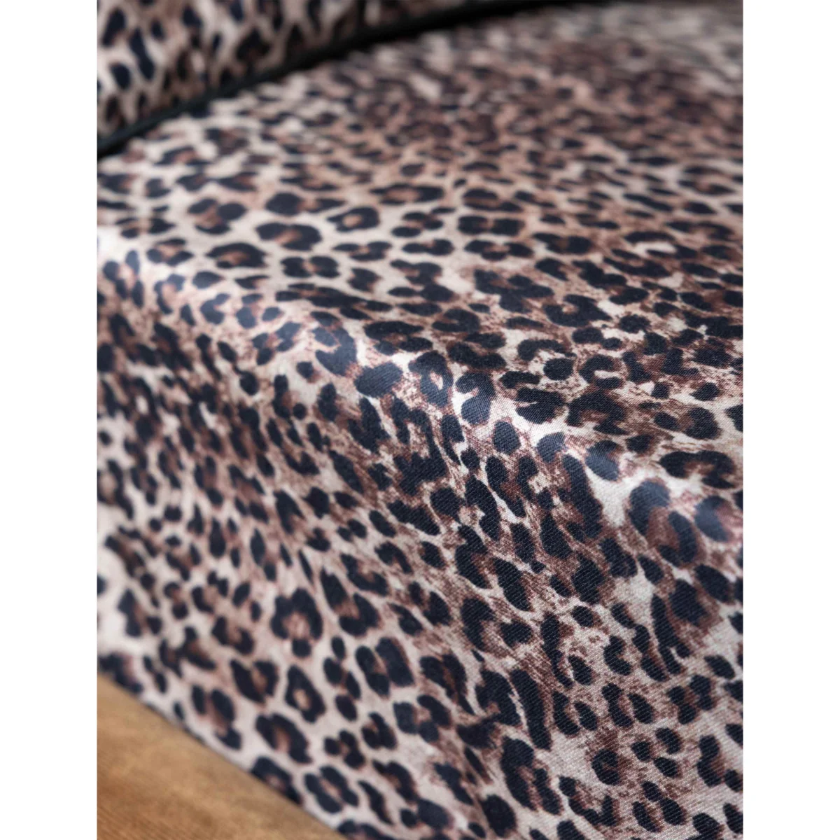 Rockett St George Pure Cotton Sateen Leopard Love Fitted Sheet Brown – image 2