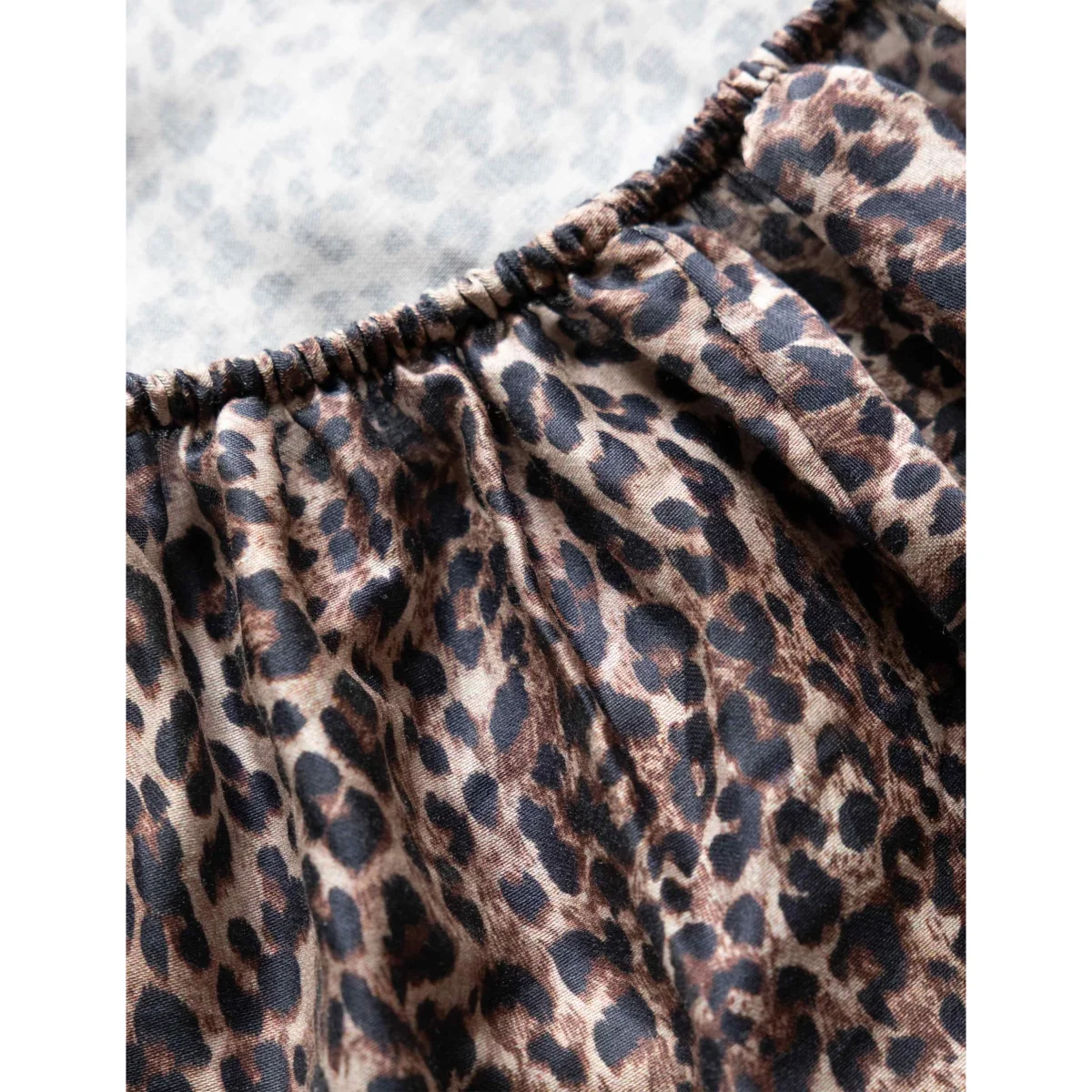 Rockett St George Pure Cotton Sateen Leopard Love Fitted Sheet Brown – image 9