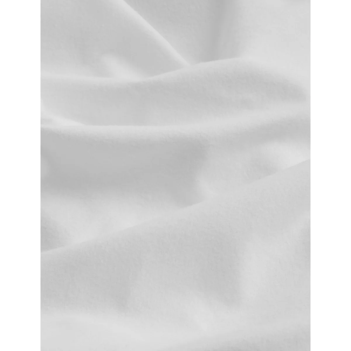 M&S Pure Cotton Brushed Fitted Sheet White – image 2