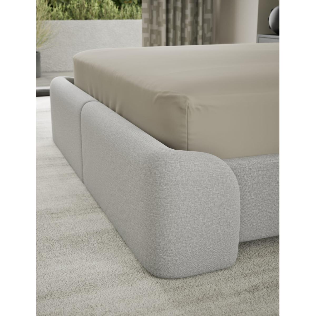 M&S X Kelly Hoppen 500 Thread Count Extra Deep Fitted Sheet - 6FT - Black, Grey,Cream,Taupe,Black – image 3